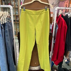 Vintage Esprit Chartreuse pants